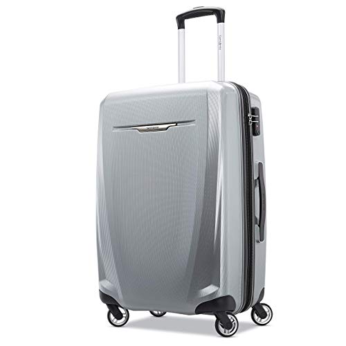 Samsonite Winfield 3 DLX Hardside Expandable Luggage with Spinners, Silver, Carry-On 20-Inch