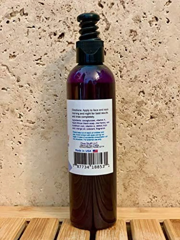 Hot Honey Anti Aging Face Wash with Retinol, African Black Soap.Honey & More, Diva Stuff