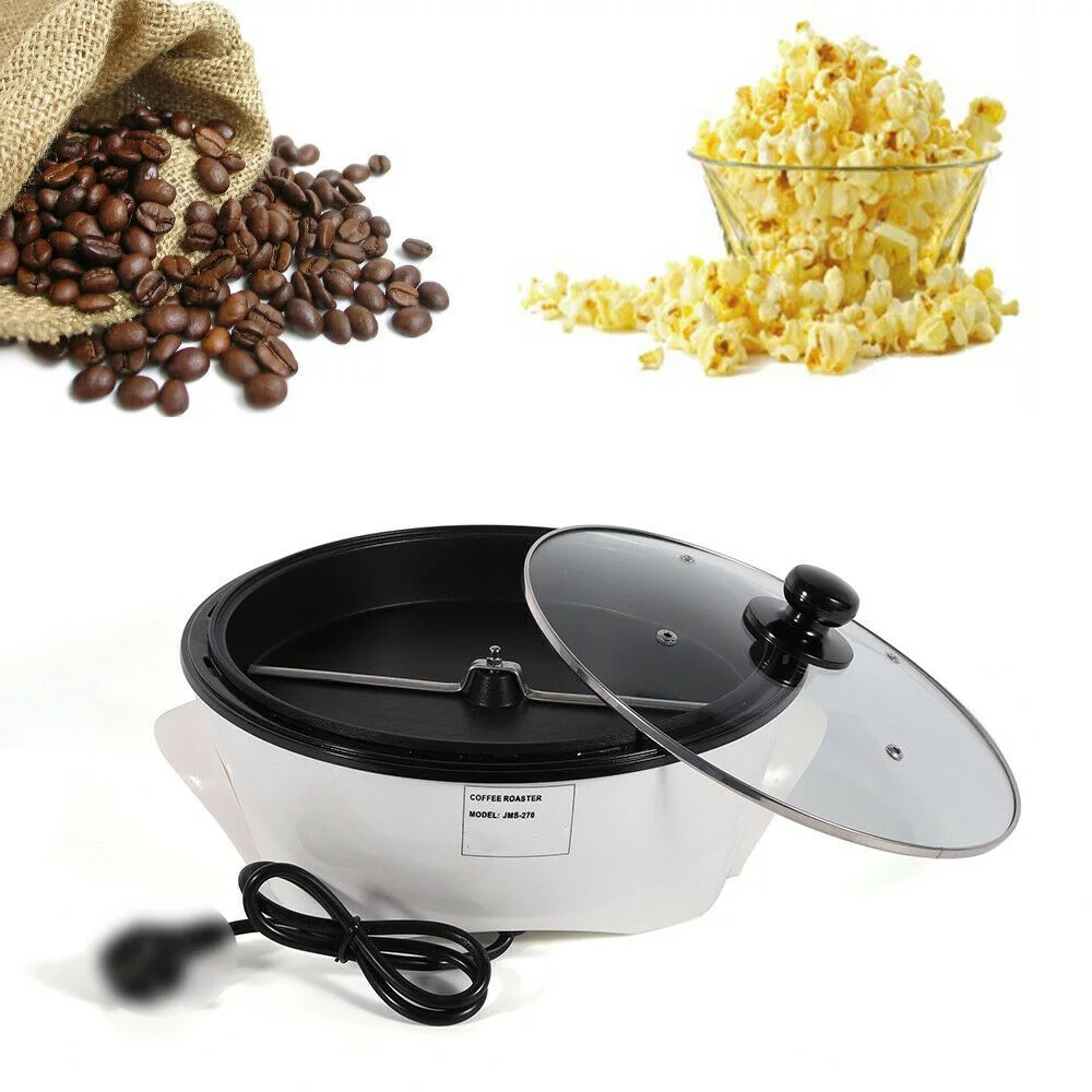 Electric Coffee Bean Roasting Machine Round Coffee Roaster Baking Baker Home
