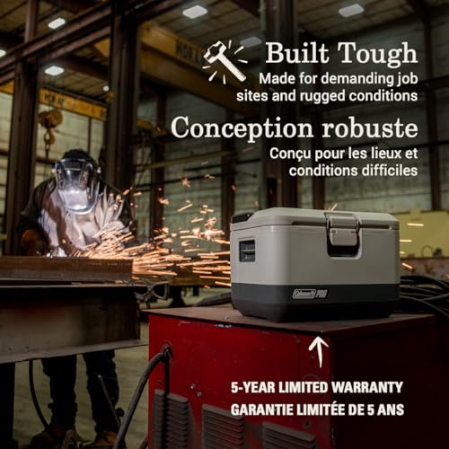 Coleman Pro Heavy-Duty 9qt Ultra-Light Premium Hard Cooler Lunchbox, Extra-Thick Insulation Keeps Ice for Days