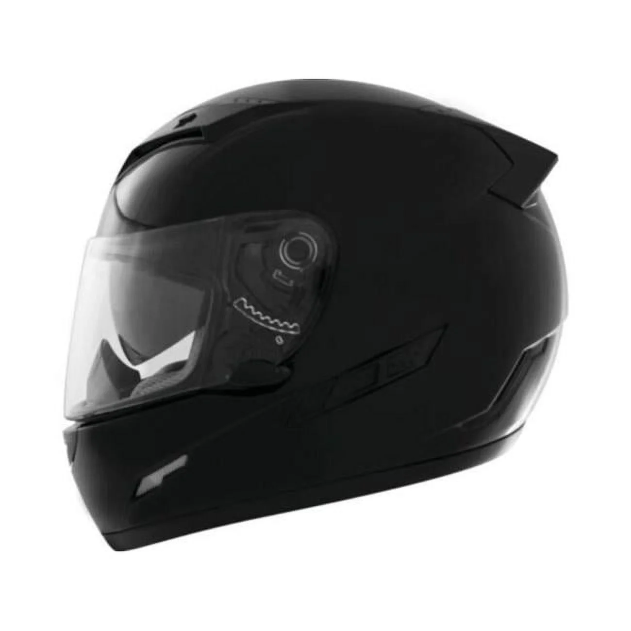 THH TS-80 Full Face Motorcycle Helmet Gloss Black LG