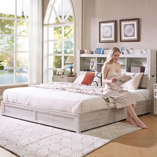 Queen Bed Frame with 49.6