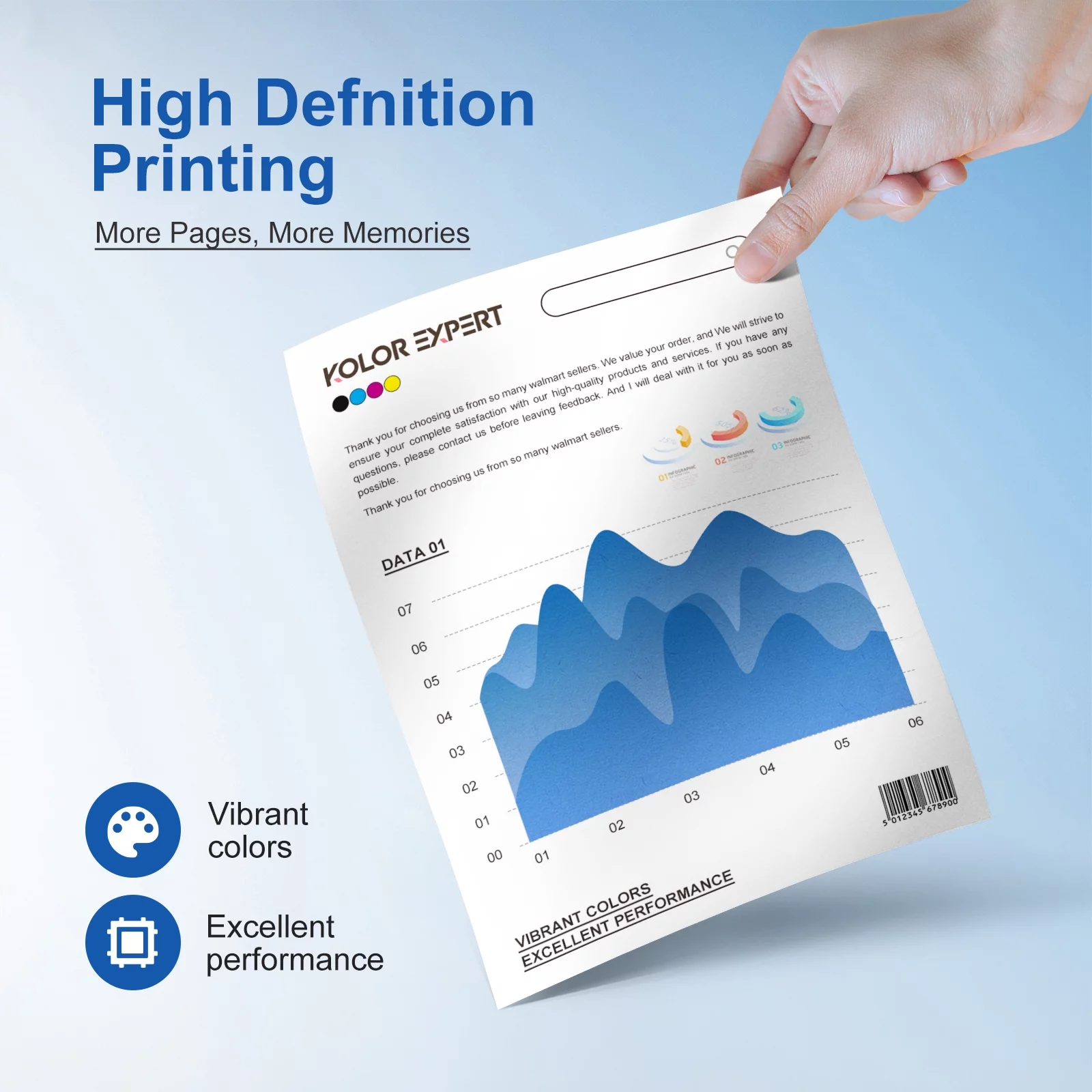 212xl Ink Cartridge for Epson 212 Ink for Epson Workforce WF-2850 WF-2830 Expression Home XP-4100 XP-4105 Printer ( Black Cyan Magenta Yellow, 5-Pack)