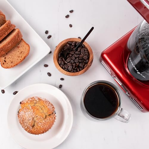 Nostalgia Retro 12-Cup Programmable Coffee Maker With LED Display, Automatic Shut-Off & Keep Warm, Pause-And-Serve Function, Aqua