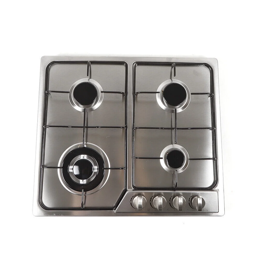 TOOL1SHOoo 5 Burners Built in Gas Cooktop Stainless Steel Stove NG/LPG Gas Hob Cooktop