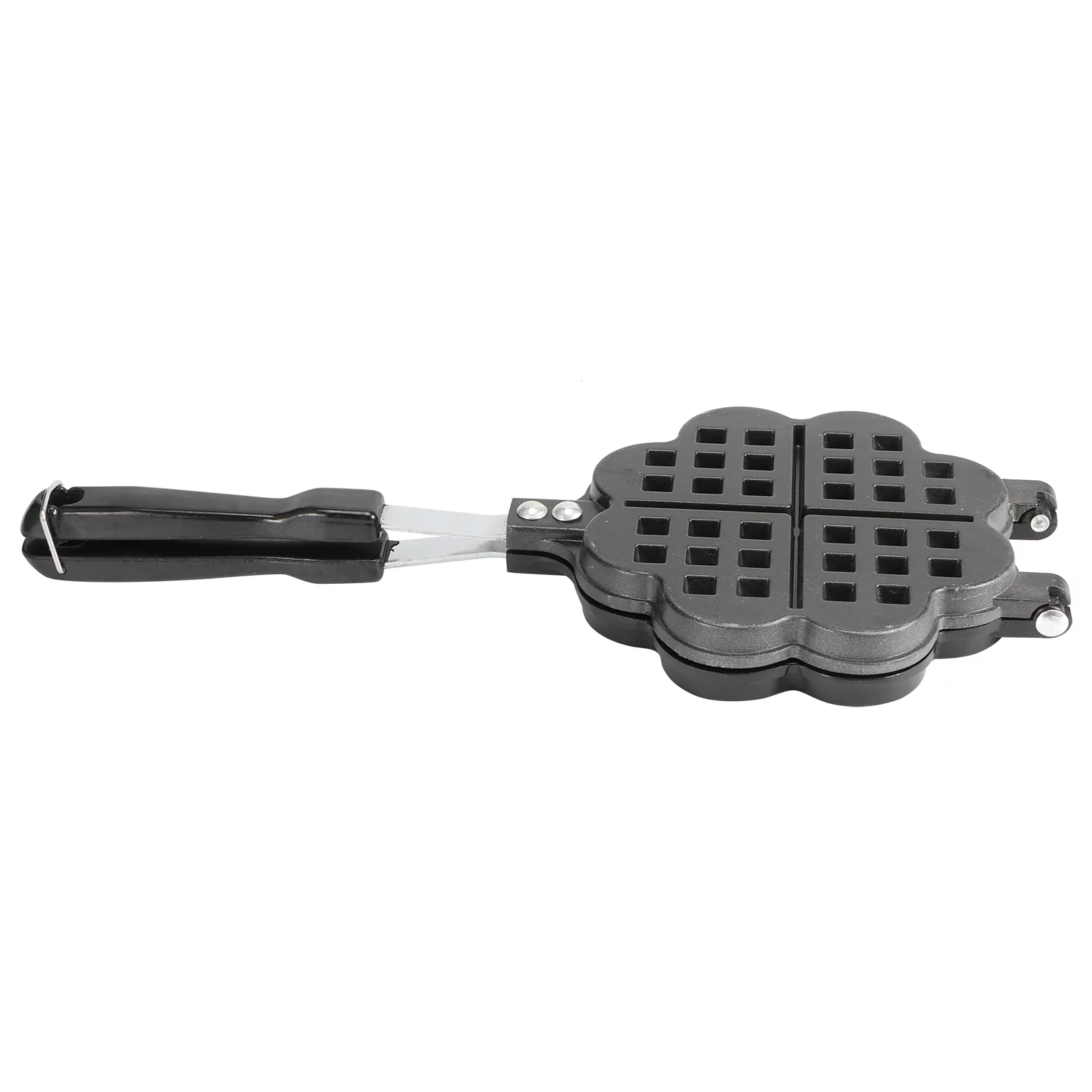 Nikou Waffle Iron - Heart Shape Household Kitchen Gas Non-Stick Waffle Maker Pan Mould Mold Press Plate Baking Tool DIY