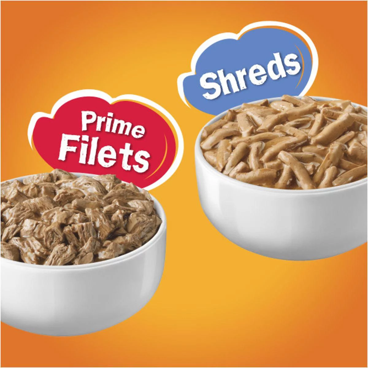 Friskies Chicken Lover's Prime Filets Adult Chicken, Tuna and Salmon in Gravy Wet Cat Food Variety Pack, 5.5 oz. Can, Pack of 32