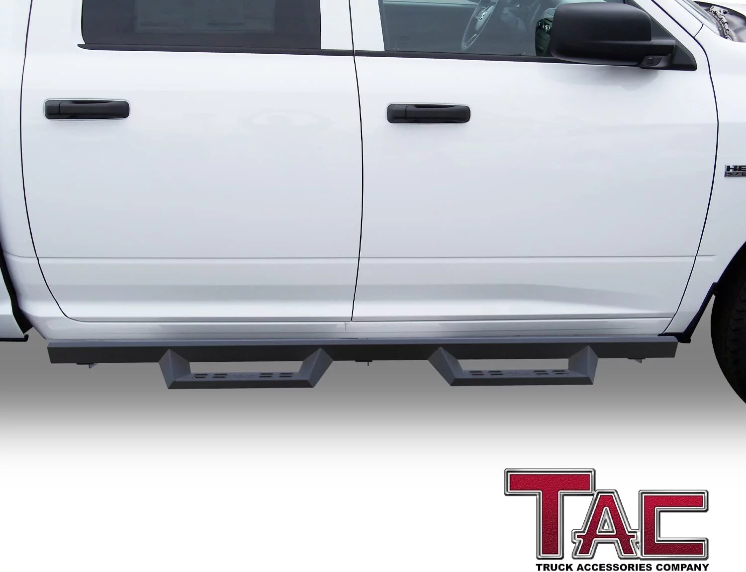 TAC Sniper Running Boards Fit 2009-2018 Dodge RAM 1500 | 2010-2024 RAM 2500/3500 Crew Cab | 2019-2023 RAM 1500 Classic 4