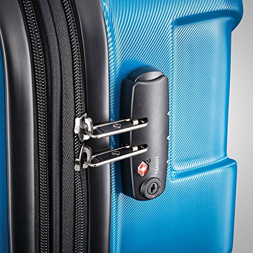 Samsonite Centric Hardside Expandable Luggage with Spinner Wheels, Blue Slate, Carry-On 20-Inch