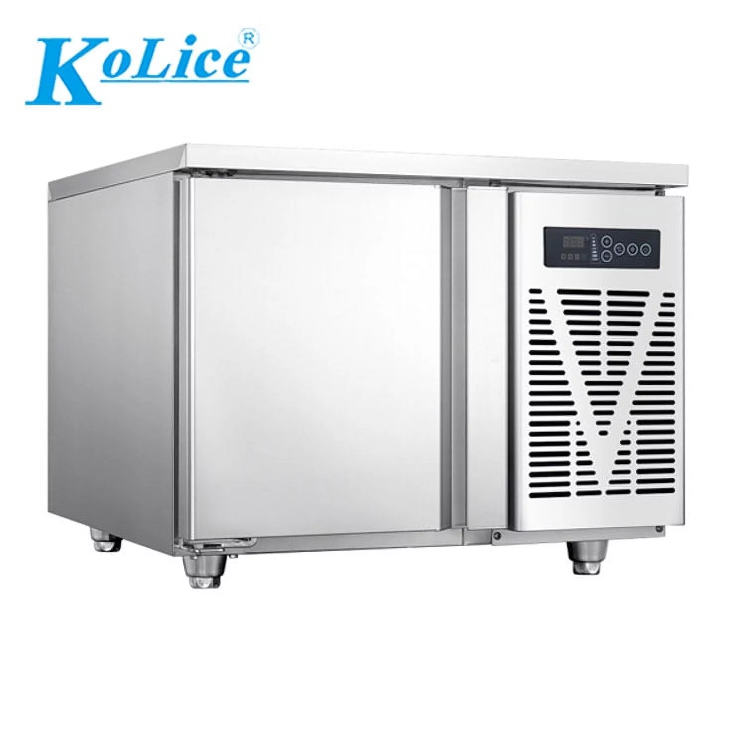 Kolice Commercial 3 Trays Blast Chiller & Freezer, Chest Freezer, Blast Freezer, Dumpling Freezer, Batch Freezer for Hard ice Cream, Chicken, Fish, Dessert etc