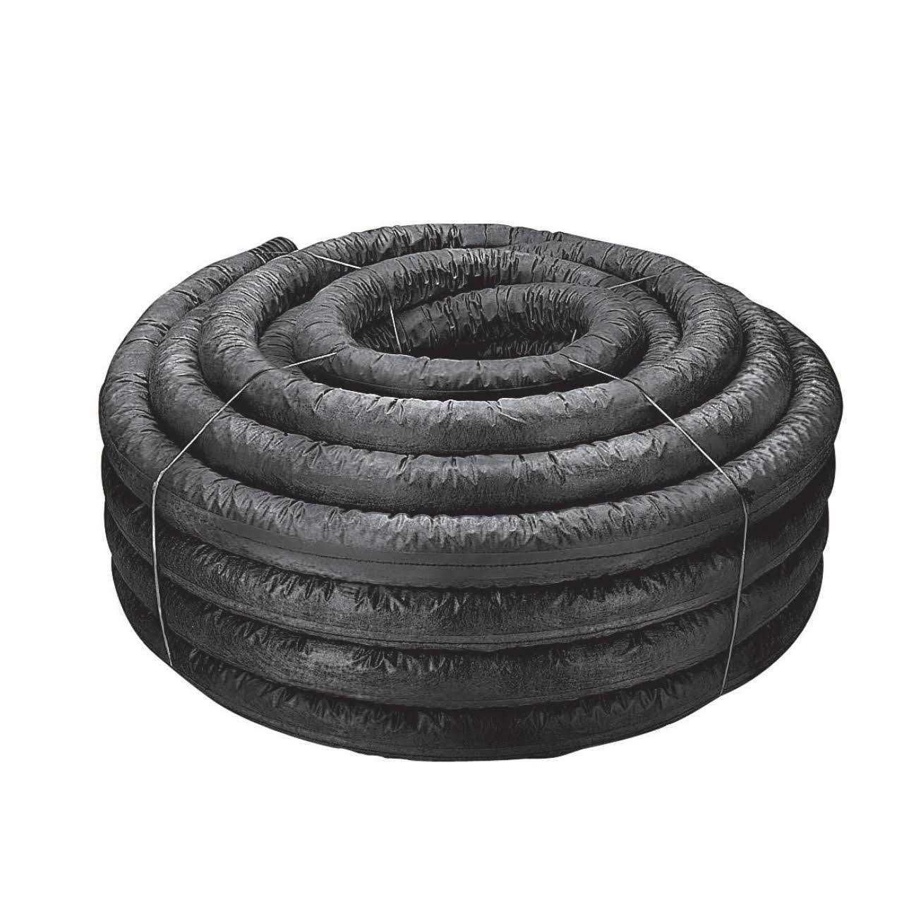 Advanced Drainage Systems 4 in. x 100 ft. Singlewall Perforated Drain Pipe with Filter Sock - Shop Hardware Tools Online Store