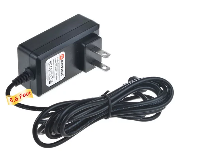 PKPOWER 6.6FT Cable AC / DC Adapter For Singer Stitch Sew Quick Hand-held Sewing Device Machine 6VDC Power Supply Cord Charger (with 1/8 /3.5 mm plug)