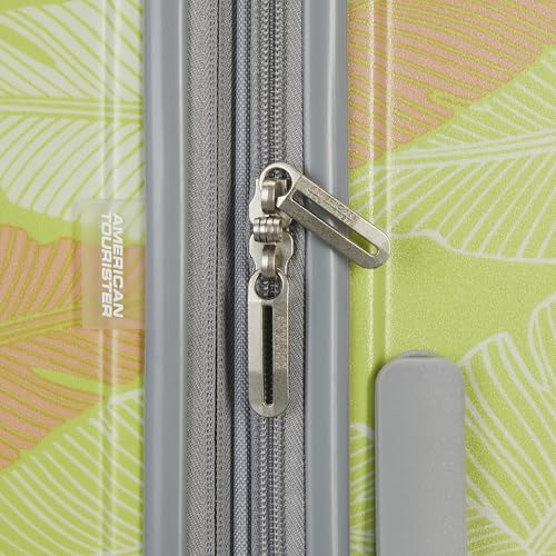 American Tourister Moonlight Hardside Expandable Luggage with Spinner Wheels, Blue Terazzo, 2-Piece Set (20/28)