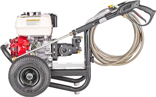 Simpson 61014 3500 PSI at 2.5 GPM Honda GX200 with AAA AX300 Axial Cam Pump Cold Water Professional Gas Pressure Washer PS61002-S