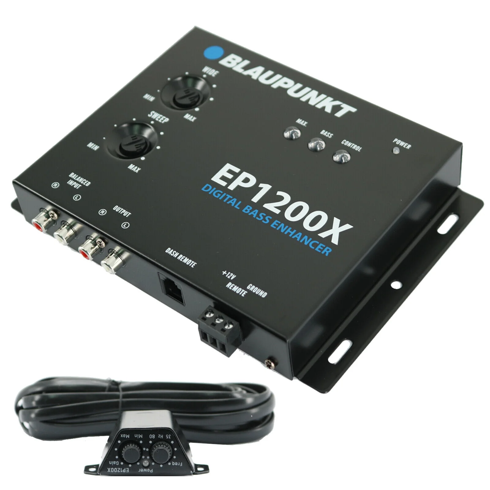 BLAUPUNKT EP1200X CAR AUDIO DIGITAL BASS RECONSTRUCTION PROCESSOR w/ REMOTE Bundle