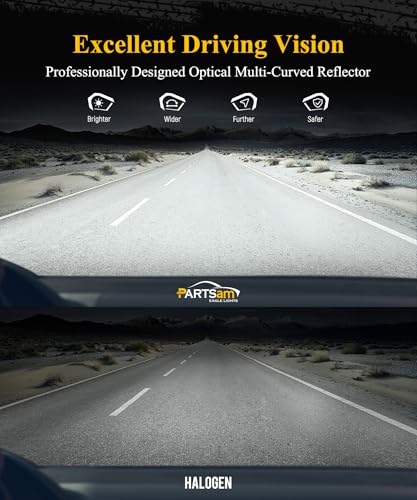 Partsam 2025 H6054 LED Headlights 7x6 5x7 Headlamp Hi/Low Sealed Beam Lights [DOT] [Start & End Animation] [Anti-glare] [DRL] [Sequential Turn Signal] Compatible with Cherokee XJ Wrangler YJ D21 etc