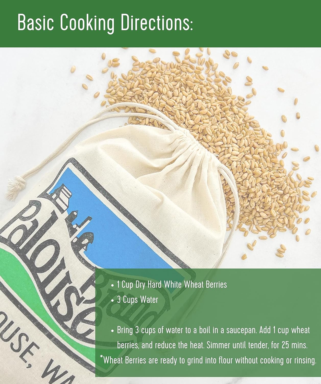 Emergency Wheat Berry Bucket Supply | 100 LBS | Hard White, Soft White, Hard Red Winter, Hard Red Spring Wheat Berries [25 lbs each]