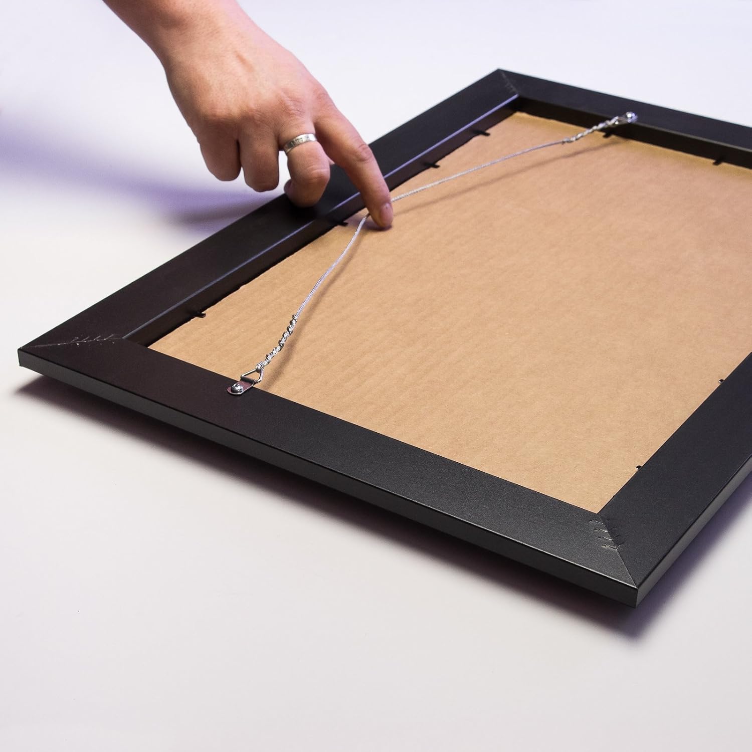 Craig Frames 1WB3BK 20 by 30-Inch Picture/Poster Frame, Smooth Finish, 1-Inch Wide, Matte Black