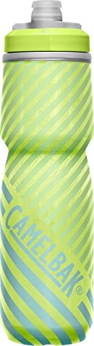 CamelBak Podium Chill Bike Insulated Squeeze Water Bottle Navy Stripe, 24oz