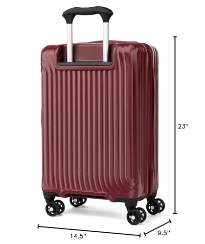 Travelpro Maxlite Air Hardside Expandable Carry on Luggage, 8 Spinner Wheels, Lightweight Hard Shell Polycarbonate Suitcase, Shadow Grey, Carry On 21-Inch