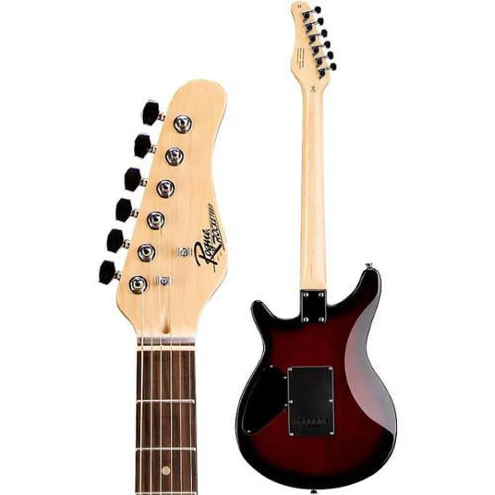 Rogue RR100 Rocketeer Electric Guitar, Wine Burst