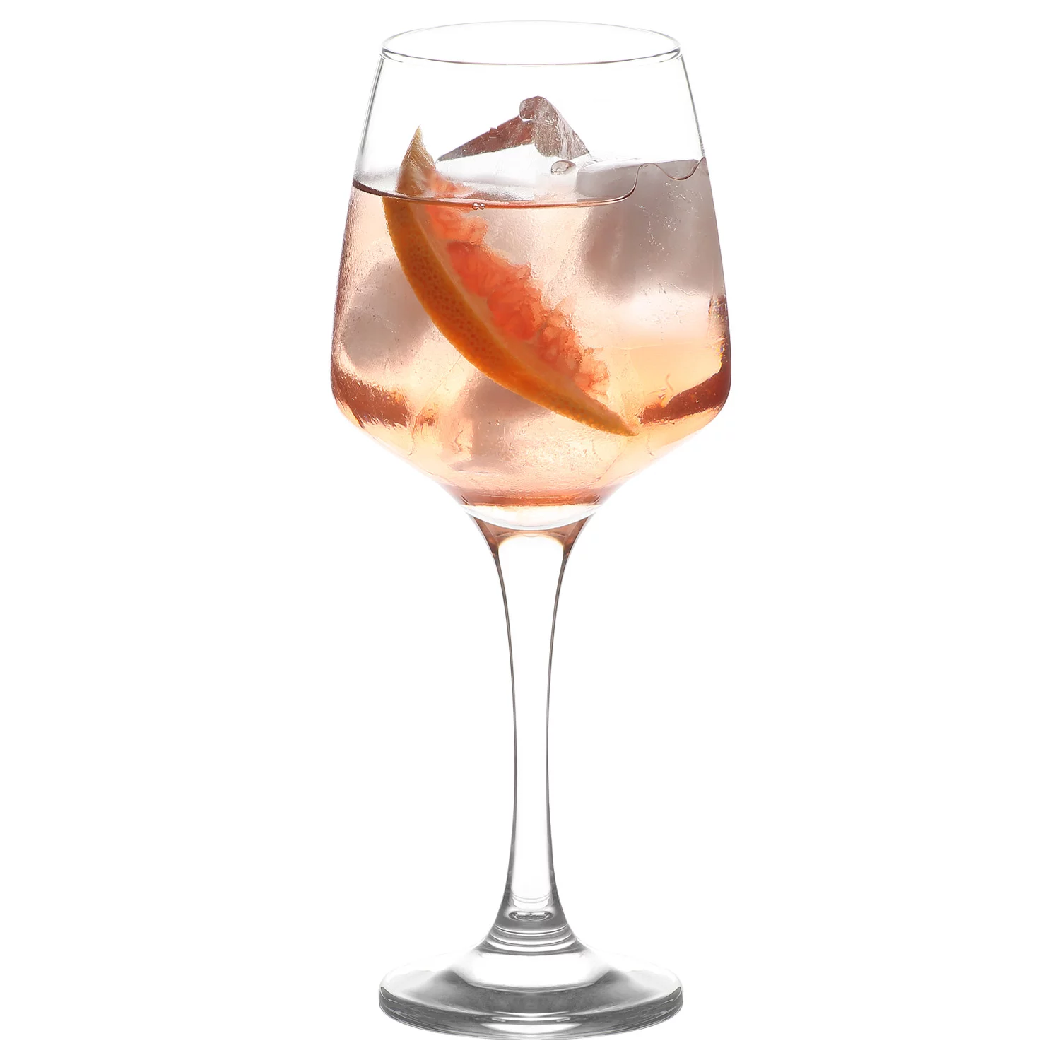 LAV Red Wine Glasses Set of 6 - Clear Wine Glasses with Stem 13.5 oz