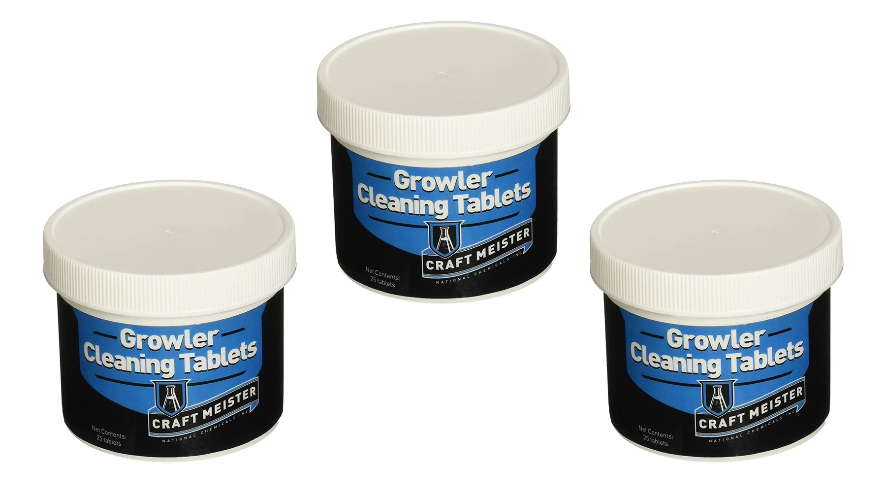 Pack of 3 Growler Cleaning Tablets