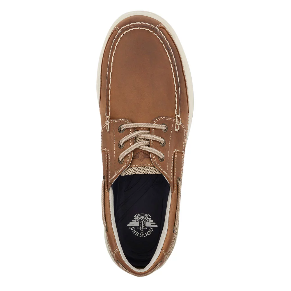 Dockers Mens Beacon Leather Casual Classic Boat Shoe with Stain Defender