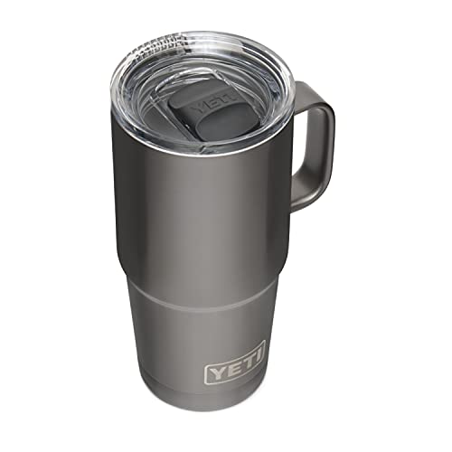 YETI Rambler 20 oz Travel Mug, Stainless Steel, Vacuum Insulated with Stronghold Lid