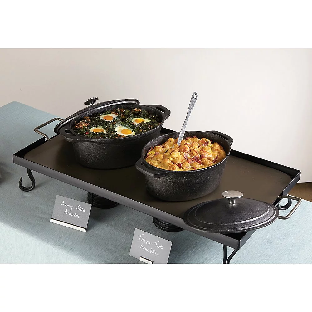 American Metalcraft GS27 Rectangular Wrought Iron Griddle, 27â€ x 16â€