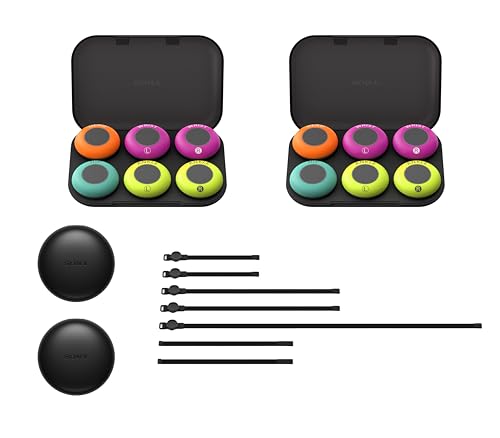 Sony mocopi 3D Mobile Motion Capture for VR and 3D Content Creation, Pro Kit Includes 2 Sets of mocopi Main Unit, 2 QM-PR1 receivers and 1 Pair of QM-PB1 Bands