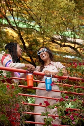 Stanley IceFlow Flip Straw Tumbler with Handle 30 oz | Twist On Lid and Flip Up Straw | Leak Resistant Water Bottle | Insulated Stainless Steel |BPA-Free | Lilac