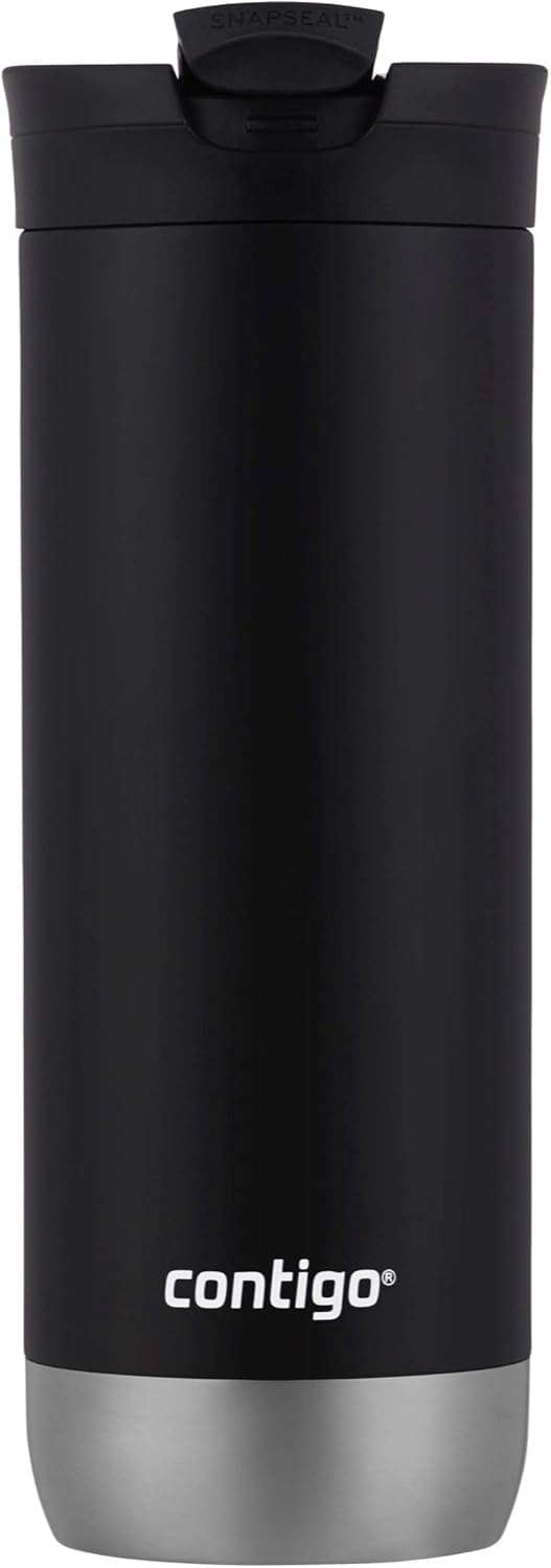 Contigo Stainless Steel Travel Mugs with Splash-Proof Lids (14oz & 16oz)