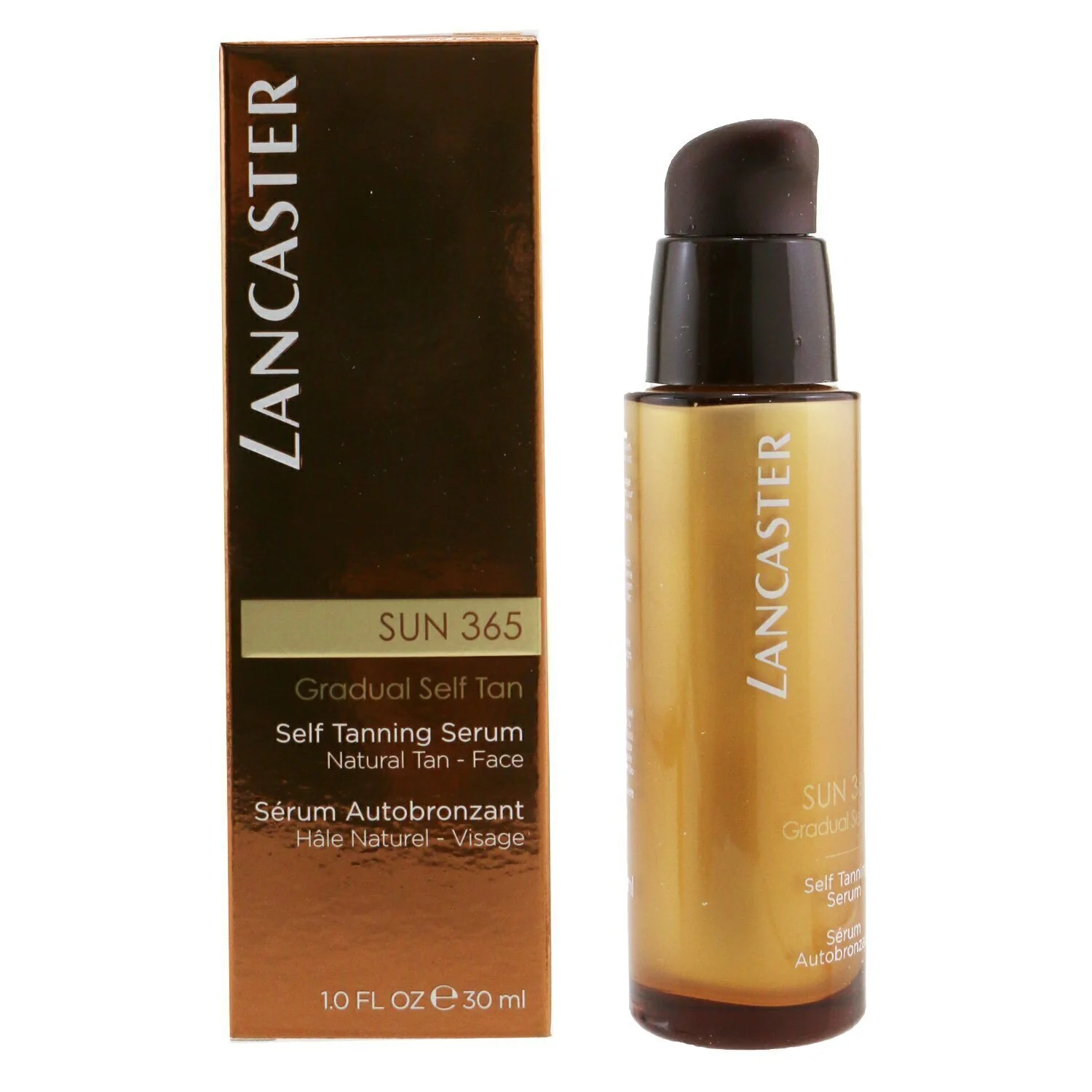 Lancaster Sun 365 Gradual Self Tan Self Tanning Serum (Natural Tan - Face) (Exp. Date: 07/2023)  30ml/1oz