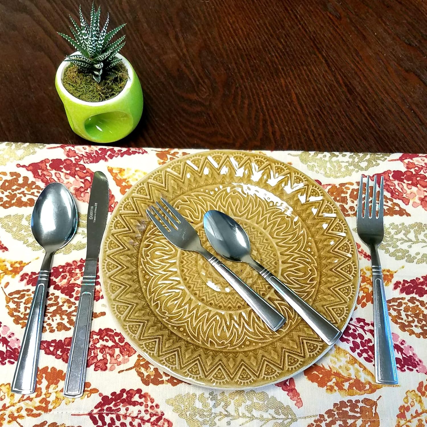 Gibson Home Flatware, 24 Piece Set, Silver