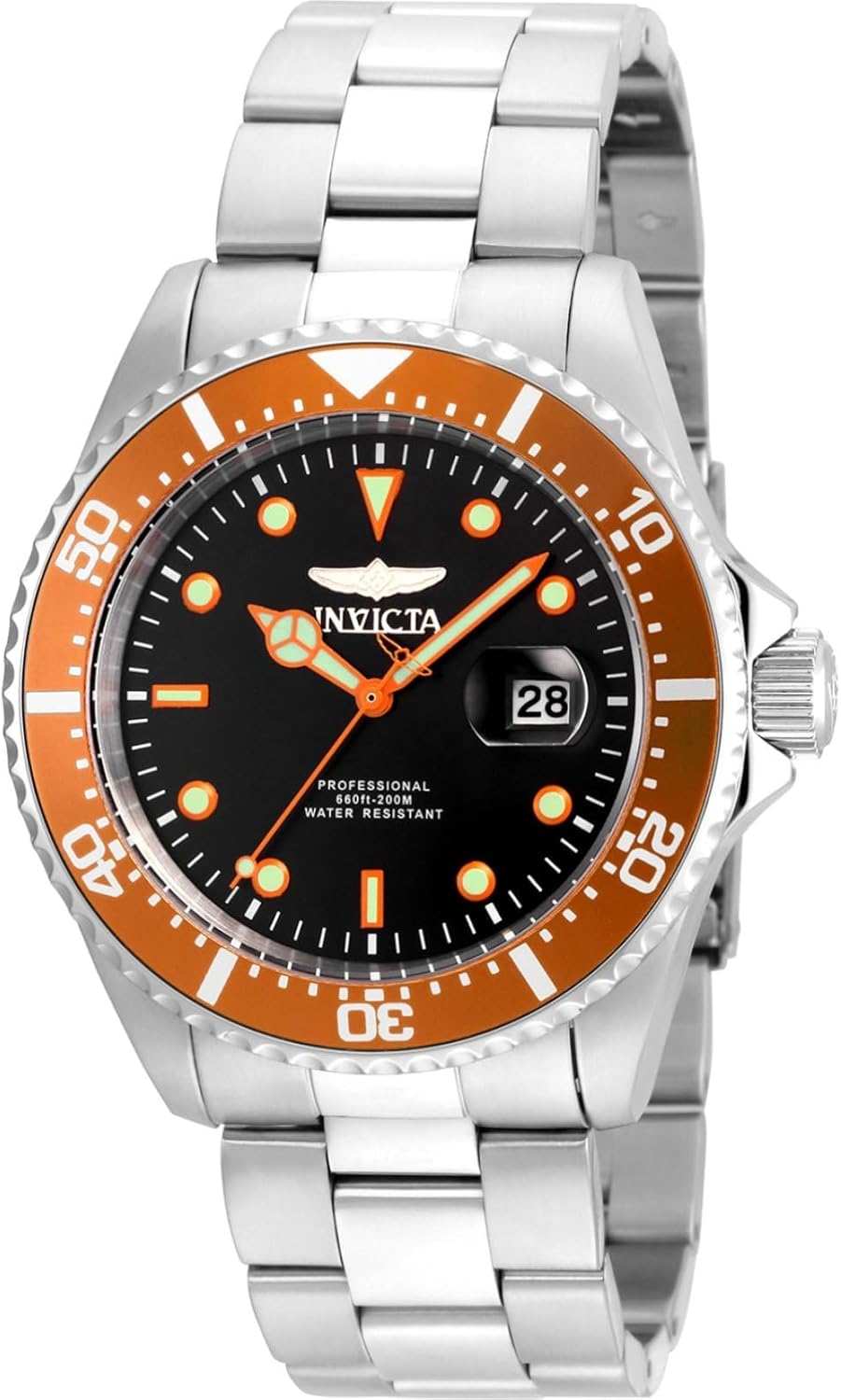 Invicta Men's 22022 Pro Diver Analog Display Quartz Silver Watch