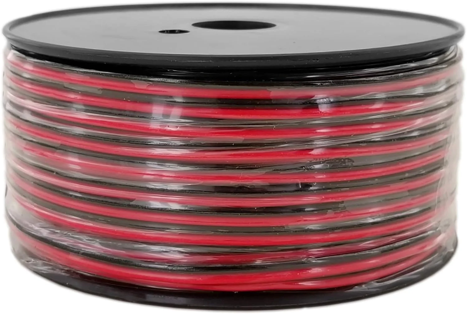 Pure Copper 20 AWG (American Wire Gauge) 100 ft Red & 100ft Black Bonded Zip Cord Power Speaker Cable for Car