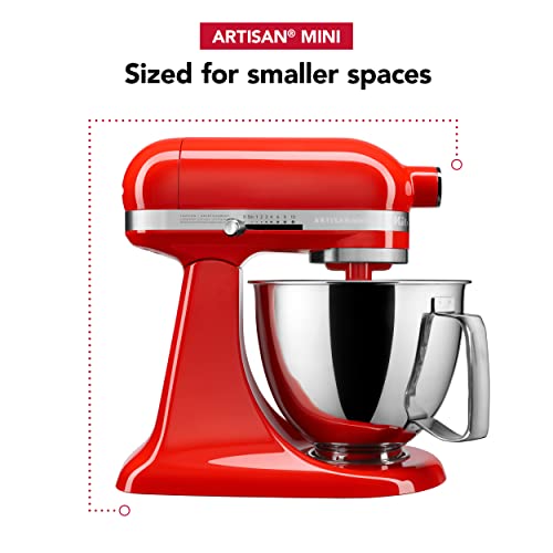 KitchenAid Artisan Mini 3.5 Quart Tilt-Head Stand Mixer - KSM3316X - Hot Sauce