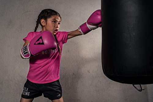 TITLE Boxing Pro Style Leather Training Gloves 3.0 - Boxing Gloves, Boxing Training Gloves, MMA Gloves, Oz Training Gloves, Kickboxing Gloves, Punching Bag Gloves, Sparring Gloves