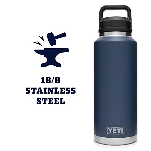 YETI Rambler 46 oz Bottle, Vacuum Insulated, Leakproof, Stainless Steel with Chug Cap
