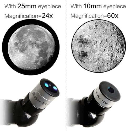 Gskyer Telescope, 70mm Aperture 400mm AZ Mount Astronomical Refracting Telescope for Kids Beginners - Travel Telescope with Carry Bag, Phone Adapter and Wireless Remote.