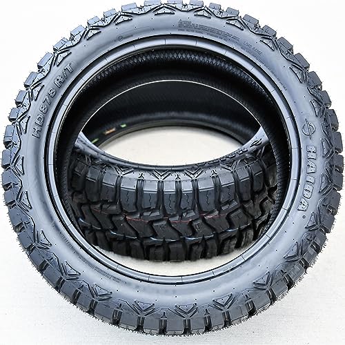 Haida HD878 R/T All-Terrain Mud Off-Road Light Truck Radial Tire-35X12.50R22 35X12.50X22 35X12.50-22 117Q Load Range E LRE 10-Ply BSW Black Side Wall