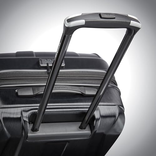 Samsonite Centric 2 Hardside Expandable Luggage with Spinner Wheels, Black, Carry-On 20-Inch