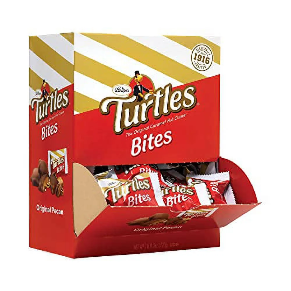 DeMet’s Turtles Bite Size Mini Bars 0.42 Ounce, 60 Pieces in a Pack