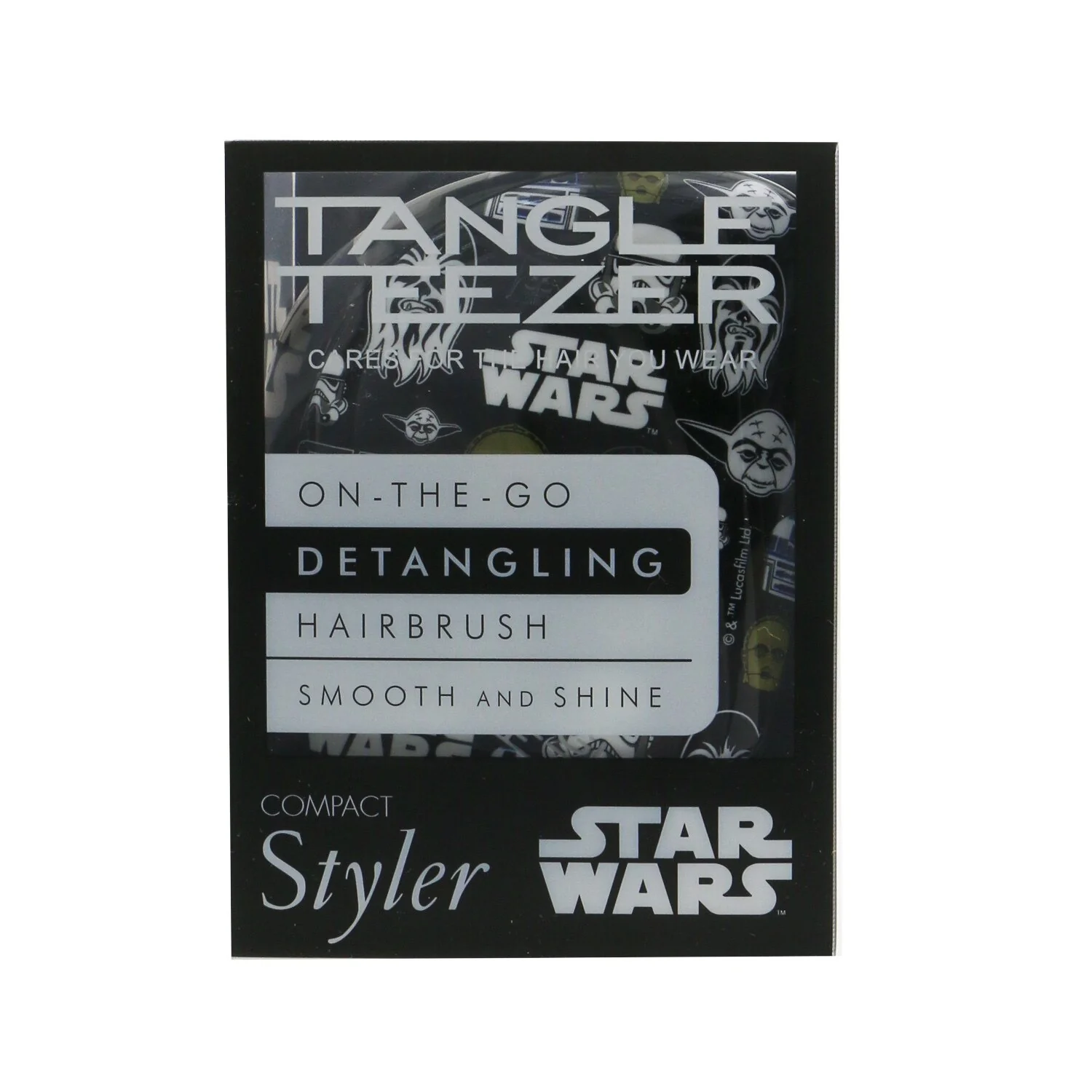 Tangle Teezer Compact Styler On-The-Go Detangling Hair Brush - # Star Wars Multi Character  1pc