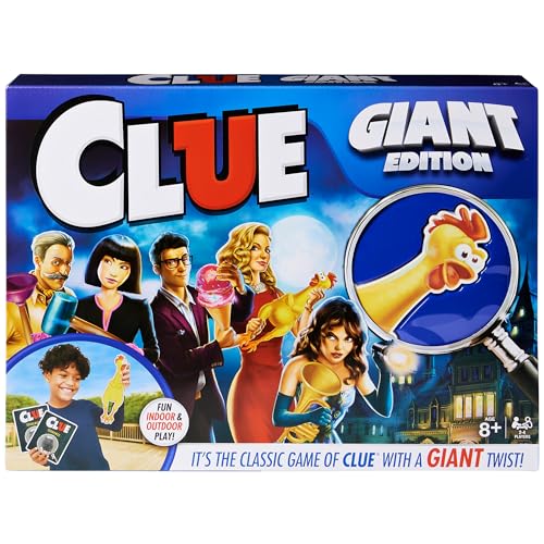 The Game of Life, Giant Edition Family Board Game Indoor/Outdoor Fun Game with Big Oversized Gameboard Cards Spinner, for Adults and Kids Ages 8 and up