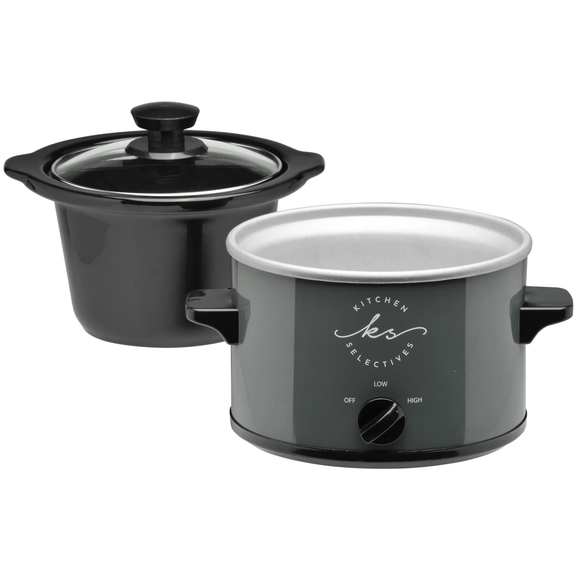 Kitchen Selectives 1½-Quart Slow Cooker, Graphite