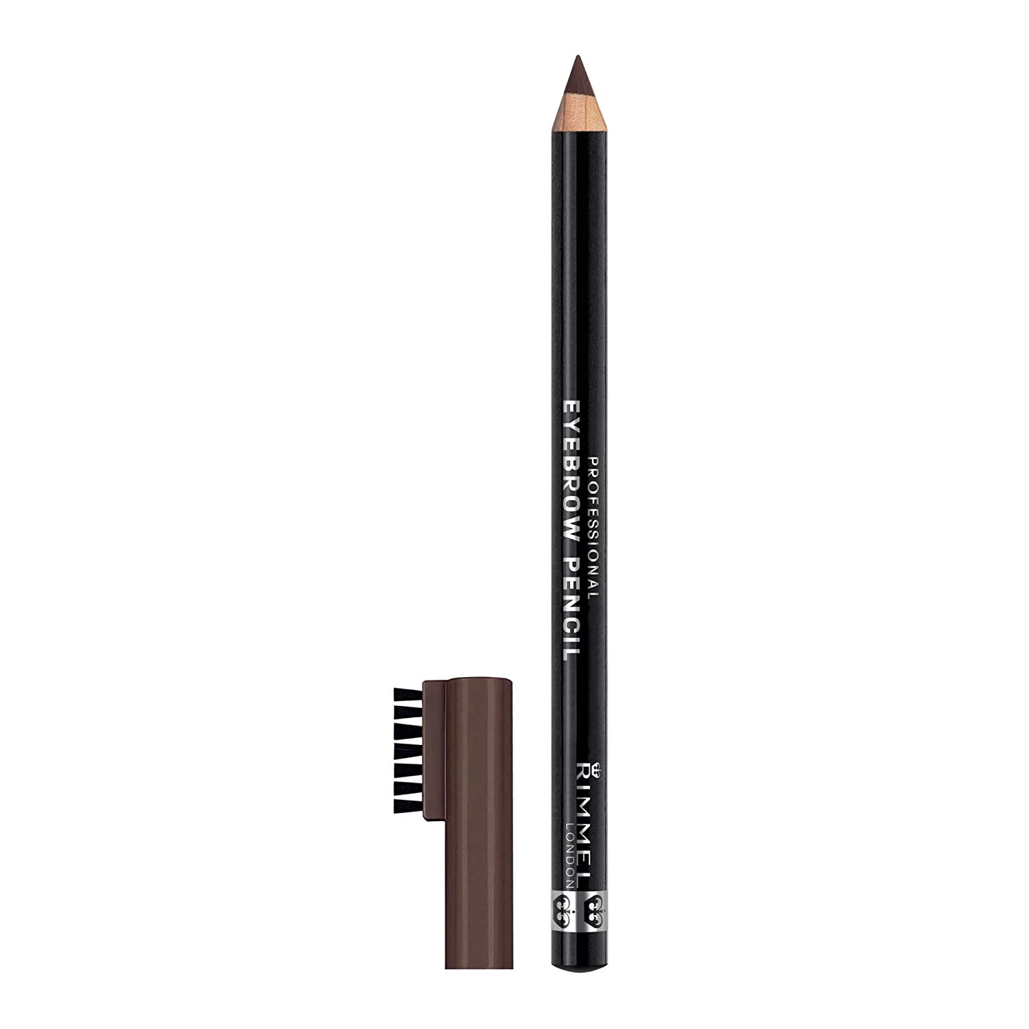 Pack of (6) Rimmel Professional Eyebrow Pencil Dark Brown 0.05 Ounces