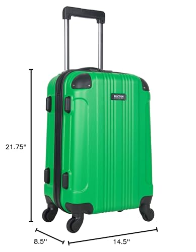 Kenneth Cole REACTION Out of Bounds Lightweight Hardshell 4-Wheel Spinner Luggage, Cobalt Blue, 20-Inch Carry On