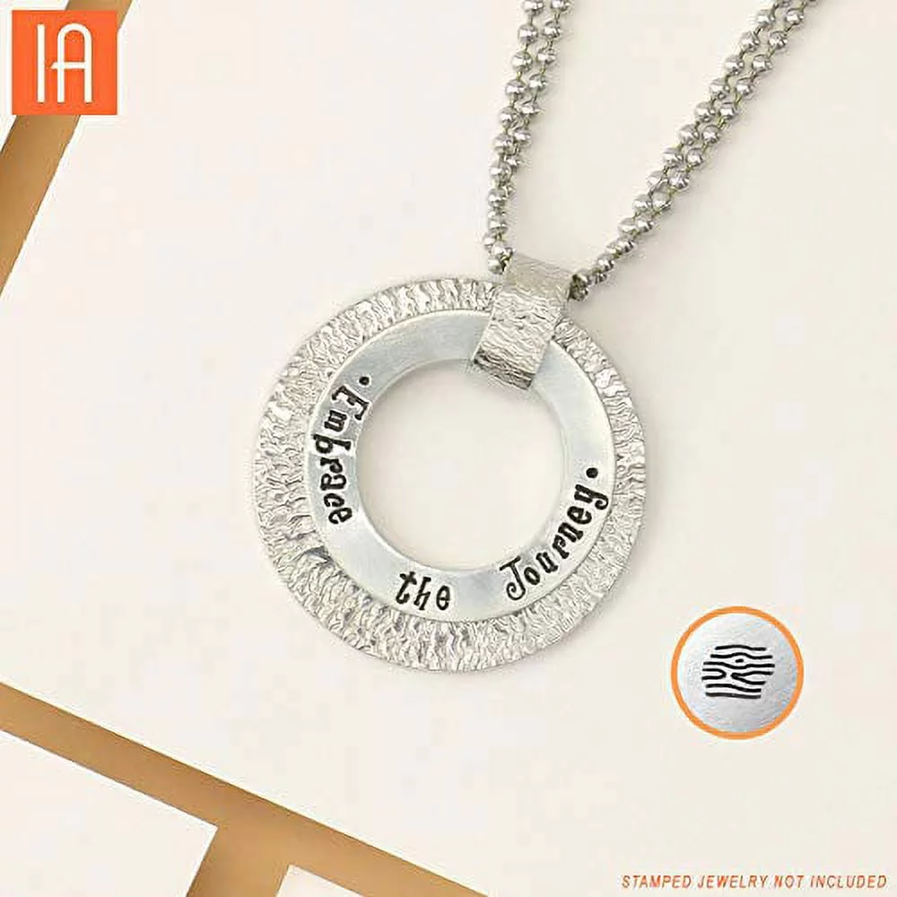 ImpressArt Metal Jewelry Stamps, Texture Designs Metal Stamp Pack, Series 2